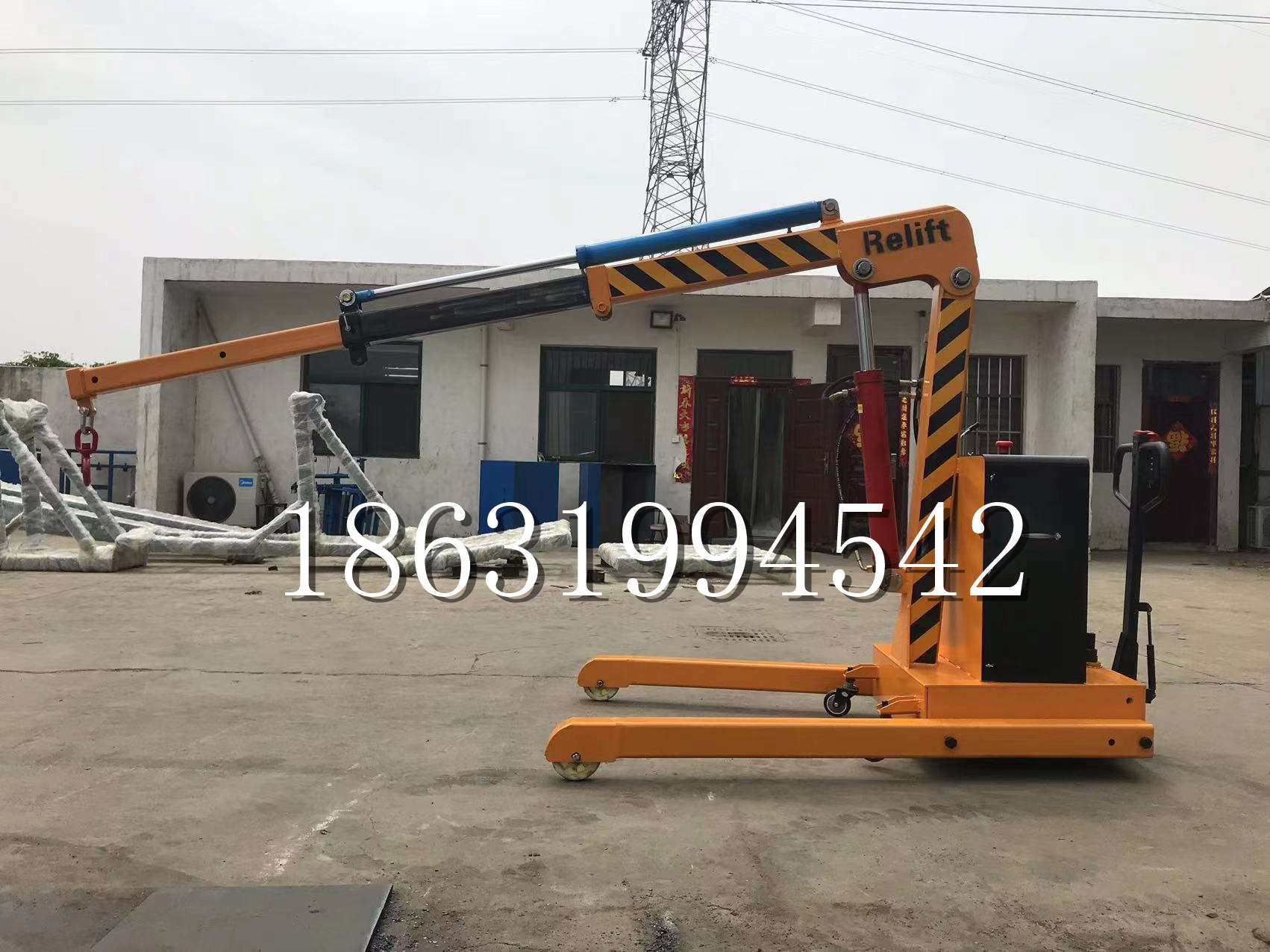 东丰县久征定做3吨三轮随车吊 农用园林绿化移树吊 平板工程用小吊机